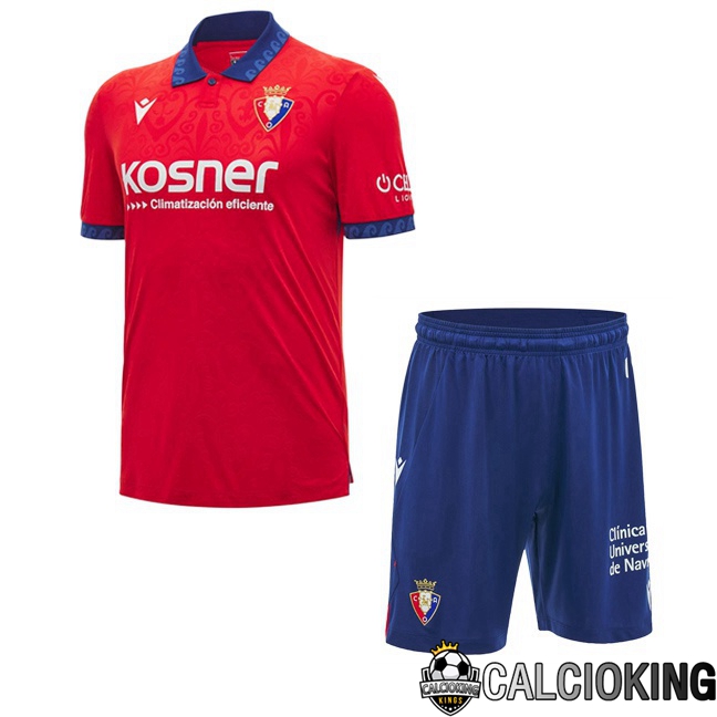 Comprare Maglia Calcio 2025 2026 2027 Personalizzazione,Tuta Da Calcio,Maglie De Calcio Retro Online | Maglie Calcio CA Osasuna Bambino Prima Rosso 2026/2027
