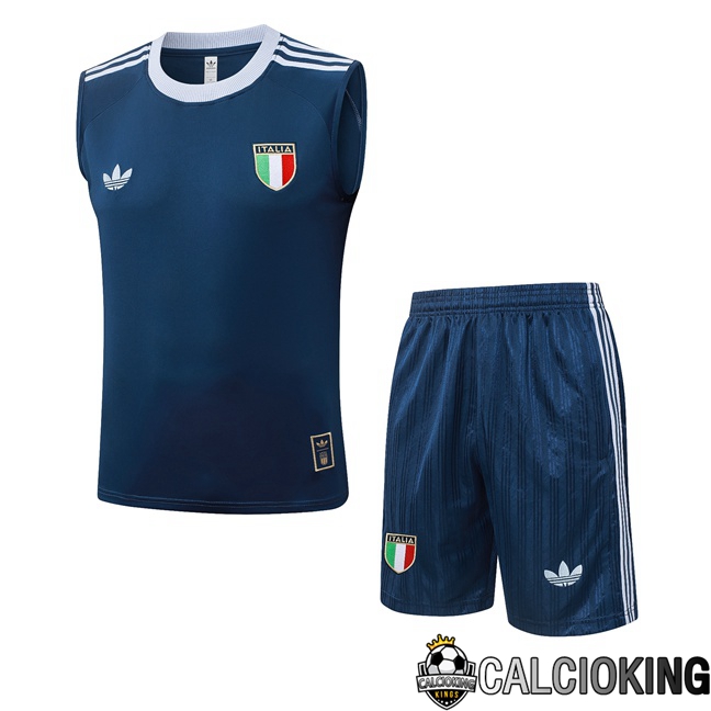 Comprare Maglia Calcio 2025 2026 2027 Personalizzazione,Tuta Da Calcio,Maglie De Calcio Retro Online | Canotta Allenamento Italia + Pantaloncini Blu Reale 2026/2027