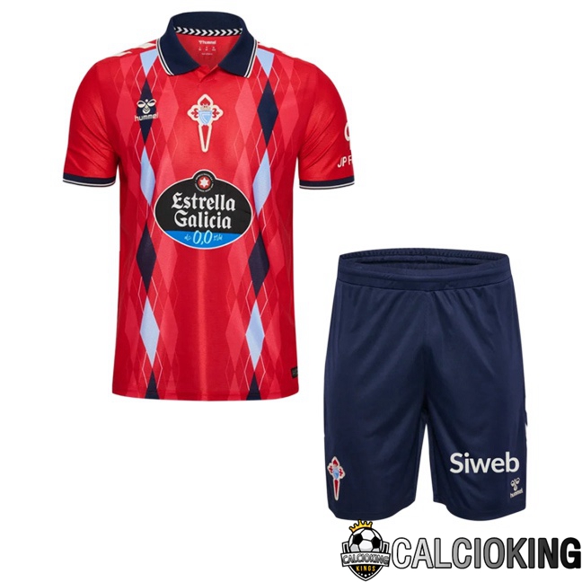 Comprare Maglia Calcio 2025 2026 2027 Personalizzazione,Tuta Da Calcio,Maglie De Calcio Retro Online | Maglie Calcio Celta Vigo Bambino Terza Rosso 2026/2027