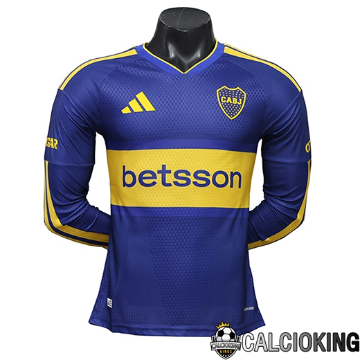 Comprare Maglia Calcio 2025 2026 2027 Personalizzazione,Tuta Da Calcio,Maglie De Calcio Retro Online | Maglie Calcio Boca Juniors Prima Manica Lunga 2026/2027