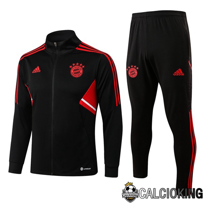 Comprare Maglia Calcio 2024 2025 2026 Personalizzazione,Tuta Da Calcio,Maglie De Calcio Retro Online | Insieme Tuta Calcio Bayern Monaco Nero 2022/2023