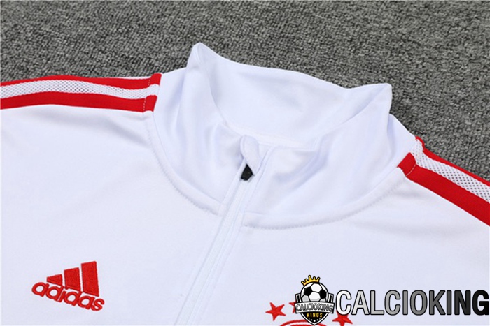 Insieme Tuta Calcio - Giacca Bayern Monaco Bianco 2022/2023