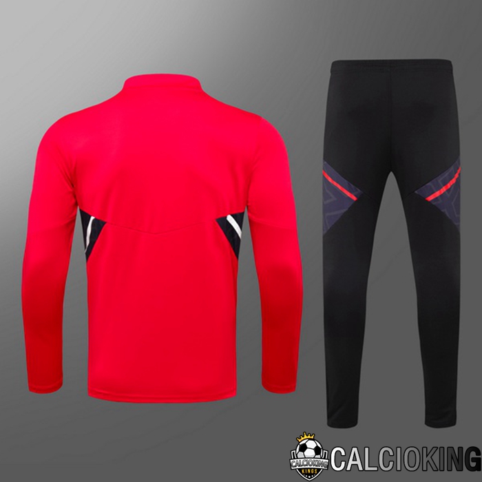 Insieme Tuta Calcio - Giacca Bayern Monaco Rosso 2022/2023