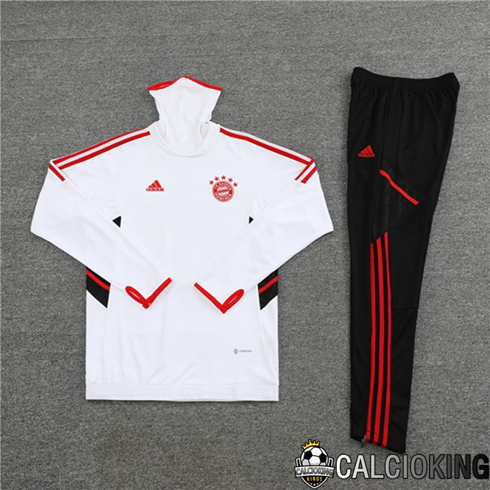 Tuta Calcio Bayern Monaco Col haut Bianco 2022/2023