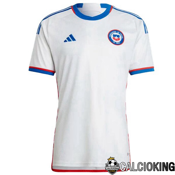 Comprare Maglia Calcio 2024 2025 2026 Personalizzazione,Tuta Da Calcio,Maglie De Calcio Retro Online | Maglia Calcio Chile Seconda Bianco 2023/2023