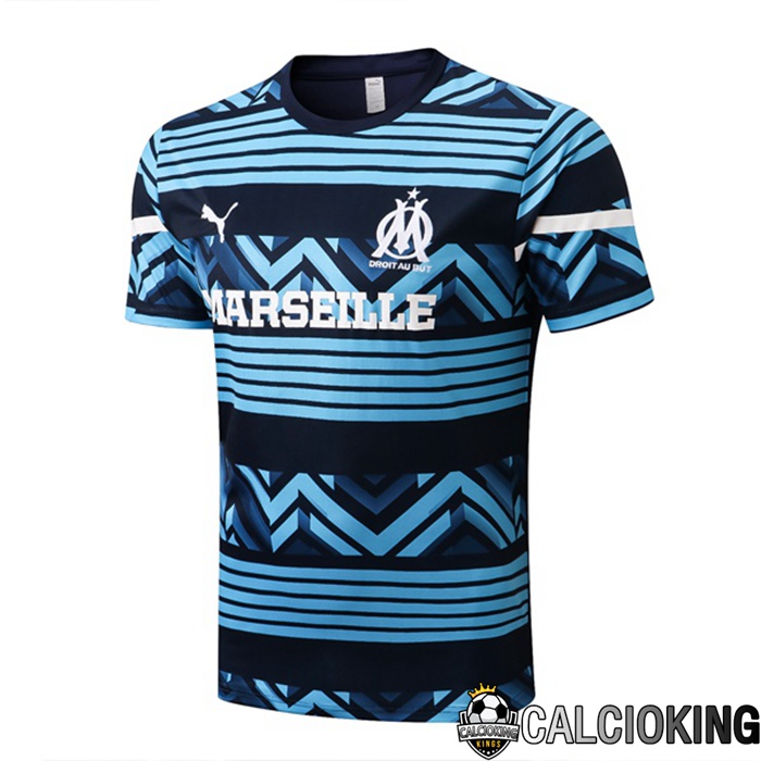Comprare Maglia Calcio 2024 2025 2026 Personalizzazione,Tuta Da Calcio,Maglie De Calcio Retro Online | T Shirt Allenamento Marsiglia OM Blu Reale 2022/2023