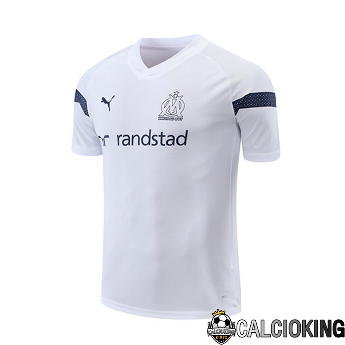 Comprare Maglia Calcio 2024 2025 2026 Personalizzazione,Tuta Da Calcio,Maglie De Calcio Retro Online | T Shirt Allenamento Marsiglia OM Bianco 2022/2023