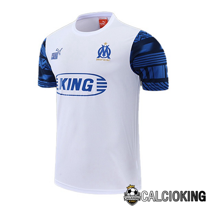 Comprare Maglia Calcio 2024 2025 2026 Personalizzazione,Tuta Da Calcio,Maglie De Calcio Retro Online | T Shirt Allenamento Marsiglia OM Bianco 2022/2023