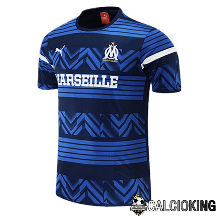 Comprare Maglia Calcio 2024 2025 2026 Personalizzazione,Tuta Da Calcio,Maglie De Calcio Retro Online | T Shirt Allenamento Marsiglia OM Blu 2022/2023