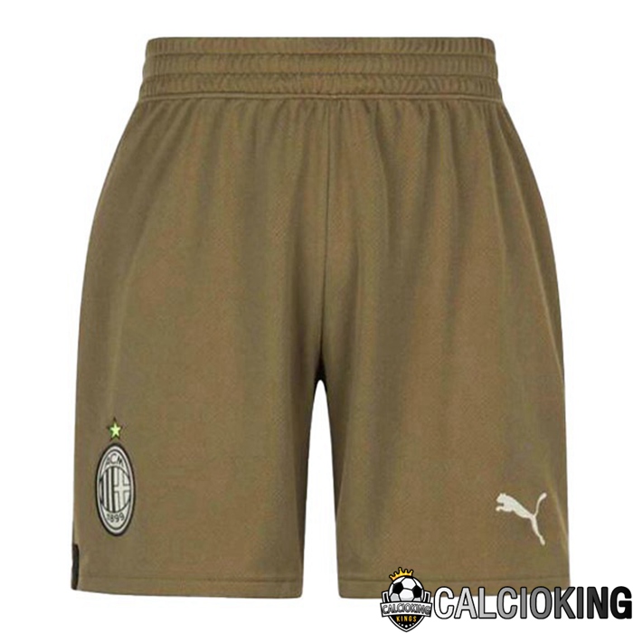 Comprare Maglia Calcio 2024 2025 2026 Personalizzazione,Tuta Da Calcio,Maglie De Calcio Retro Online | Pantaloncini De Calcio AC Milan Terza Marrone 2022/2023