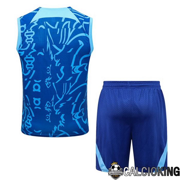 Canotta De Calcio FC Chelsea + Pantaloncini Blu 2022/2023