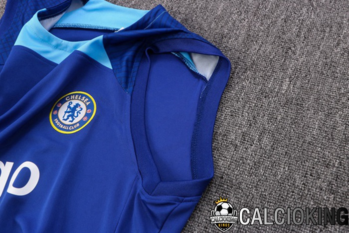 Canotta De Calcio FC Chelsea + Pantaloncini Blu 2022/2023