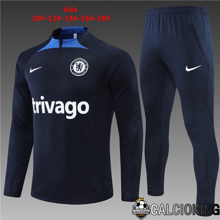 Comprare Maglia Calcio 2024 2025 2026 Personalizzazione,Tuta Da Calcio,Maglie De Calcio Retro Online | Tuta Calcio FC Chelsea Bambino Blu Reale 22/23