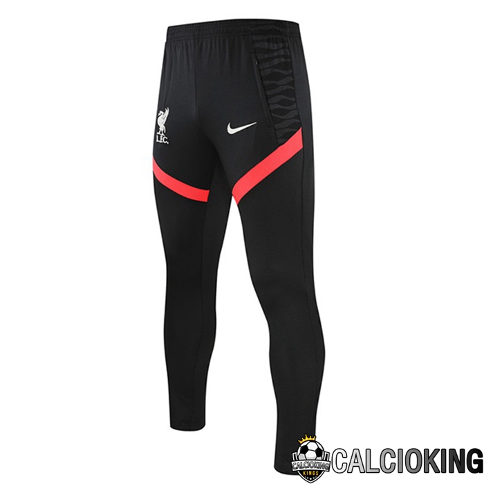 Comprare Maglia Calcio 2024 2025 2026 Personalizzazione,Tuta Da Calcio,Maglie De Calcio Retro Online | Pantaloni De Allenamento FC Liverpool Nero Rosso 2022/2023