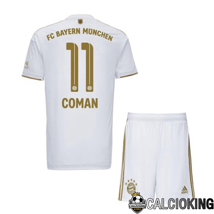 Comprare Maglia Calcio 2024 2025 2026 Personalizzazione,Tuta Da Calcio,Maglie De Calcio Retro Online | Maglia Calcio Bayern Monaco (COMAN 11) Bambino Seconda 2022/2023