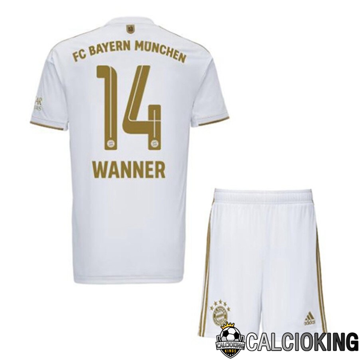 Comprare Maglia Calcio 2024 2025 2026 Personalizzazione,Tuta Da Calcio,Maglie De Calcio Retro Online | Maglia Calcio Bayern Monaco (WANNER 14) Bambino Seconda 2022/2023