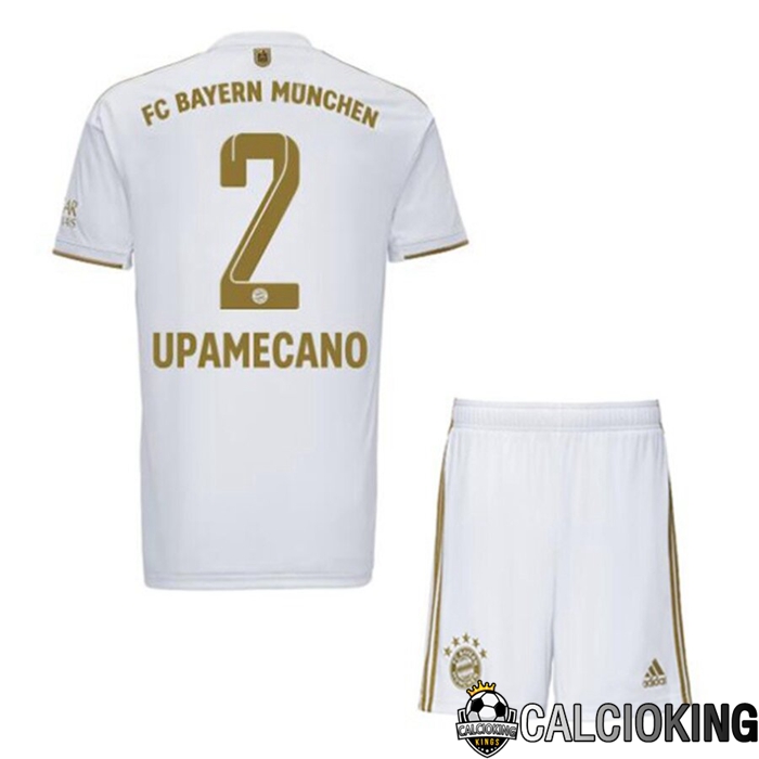 Comprare Maglia Calcio 2024 2025 2026 Personalizzazione,Tuta Da Calcio,Maglie De Calcio Retro Online | Maglia Calcio Bayern Monaco (UPAMECANO 2) Bambino Seconda 2022/2023