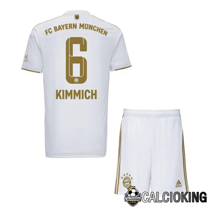 Comprare Maglia Calcio 2024 2025 2026 Personalizzazione,Tuta Da Calcio,Maglie De Calcio Retro Online | Maglia Calcio Bayern Monaco (KIMMICH 6) Bambino Seconda 2022/2023