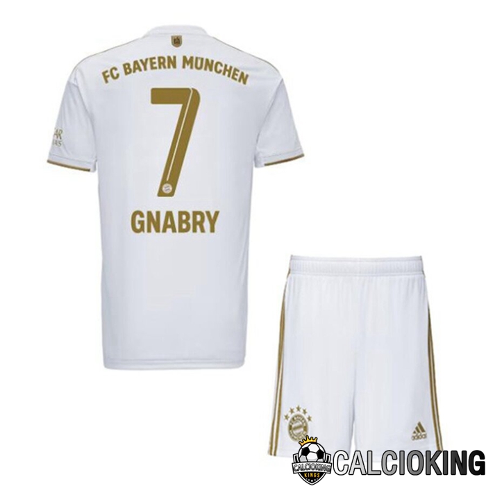 Comprare Maglia Calcio 2024 2025 2026 Personalizzazione,Tuta Da Calcio,Maglie De Calcio Retro Online | Maglia Calcio Bayern Monaco (GNABRY 7) Bambino Seconda 2022/2023