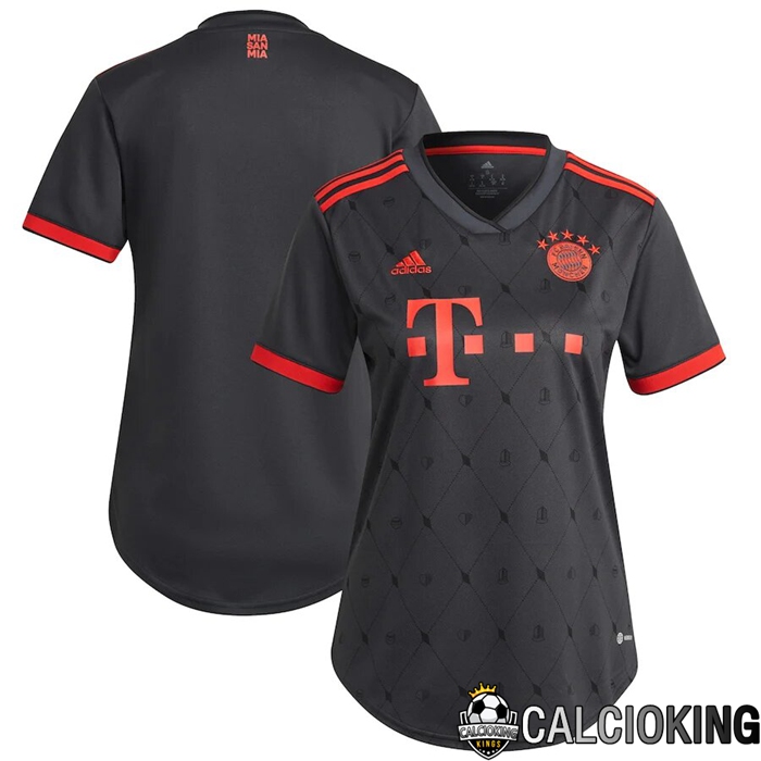 Comprare Maglia Calcio 2024 2025 2026 Personalizzazione,Tuta Da Calcio,Maglie De Calcio Retro Online | Maglia Calcio Bayern Monaco Donna Terza 2022/2023