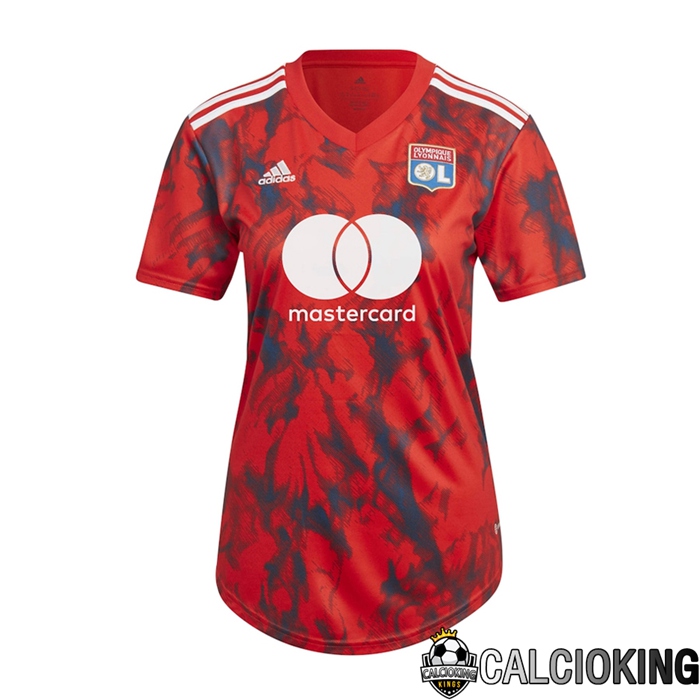 Comprare Maglia Calcio 2024 2025 2026 Personalizzazione,Tuta Da Calcio,Maglie De Calcio Retro Online | Maglia Calcio Olympique Lyon Donna Seconda 2022/2023