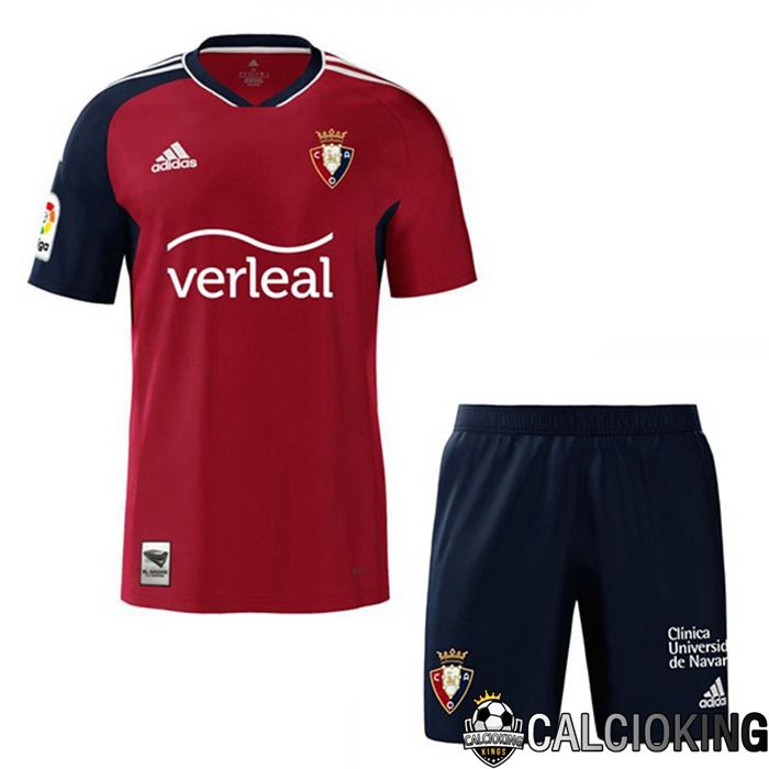 Comprare Maglia Calcio 2025 2026 2027 Personalizzazione,Tuta Da Calcio,Maglie De Calcio Retro Online | Maglia Calcio CA Osasuna Bambino Prima Rosso 2022/2023