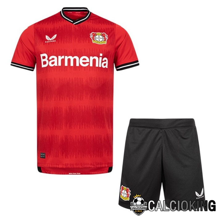 Comprare Maglia Calcio 2024 2025 2026 Personalizzazione,Tuta Da Calcio,Maglie De Calcio Retro Online | Maglia Calcio Bayer 04 Leverkusen Bambino Prima 2022/2023