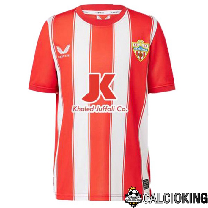 Comprare Maglia Calcio 2024 2025 2026 Personalizzazione,Tuta Da Calcio,Maglie De Calcio Retro Online | Maglia Calcio UD Almeria Prima Rosso Bianco 2022/2023