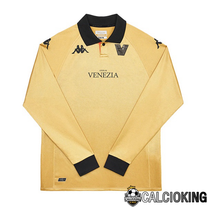 Comprare Maglia Calcio 2024 2025 2026 Personalizzazione,Tuta Da Calcio,Maglie De Calcio Retro Online | Maglia Calcio Venise FC Terza Manica Lunga Giallo 2022/2023