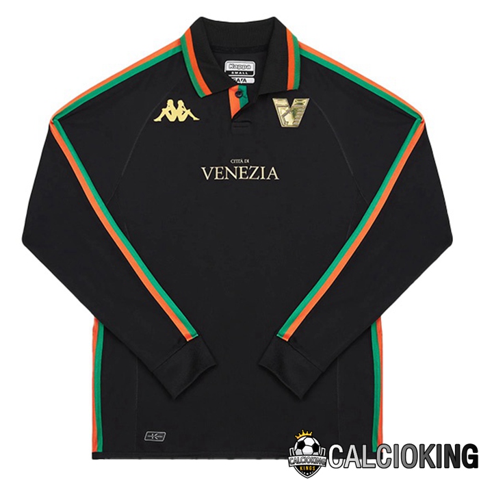 Comprare Maglia Calcio 2024 2025 2026 Personalizzazione,Tuta Da Calcio,Maglie De Calcio Retro Online | Maglia Calcio Venise FC Prima Manica Lunga Nero 2022/2023