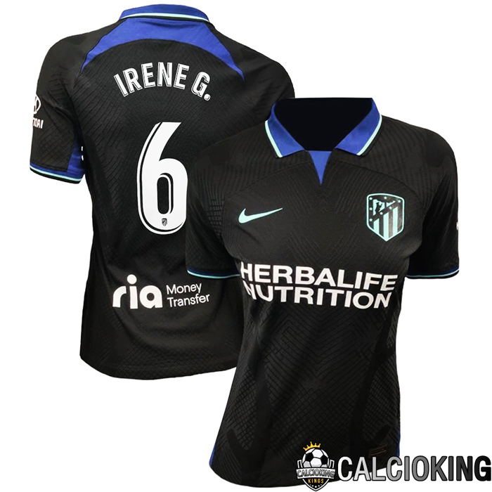 Comprare Maglia Calcio 2024 2025 2026 Personalizzazione,Tuta Da Calcio,Maglie De Calcio Retro Online | Maglia Calcio Atletico Madrid (Irene G.6) Donna Seconda 2022/2023