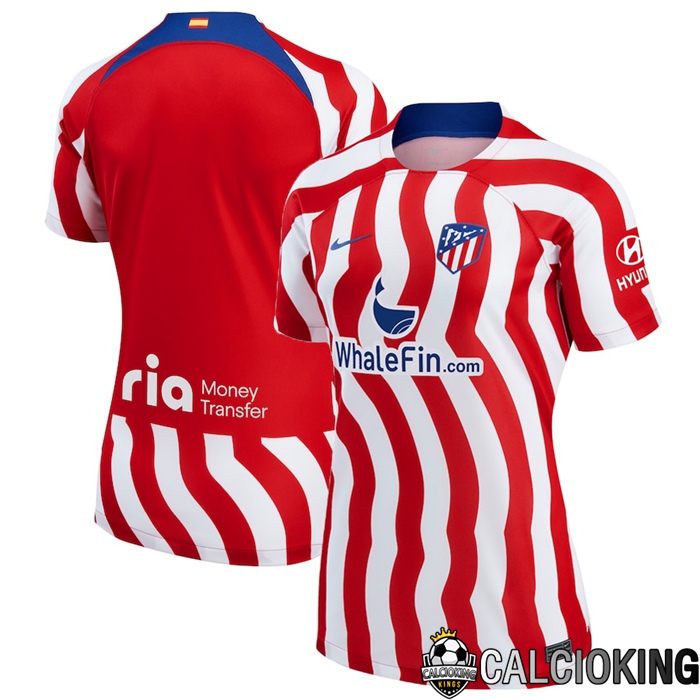 Comprare Maglia Calcio 2024 2025 2026 Personalizzazione,Tuta Da Calcio,Maglie De Calcio Retro Online | Maglia Calcio Atletico Madrid Donna Prima 2022/2023