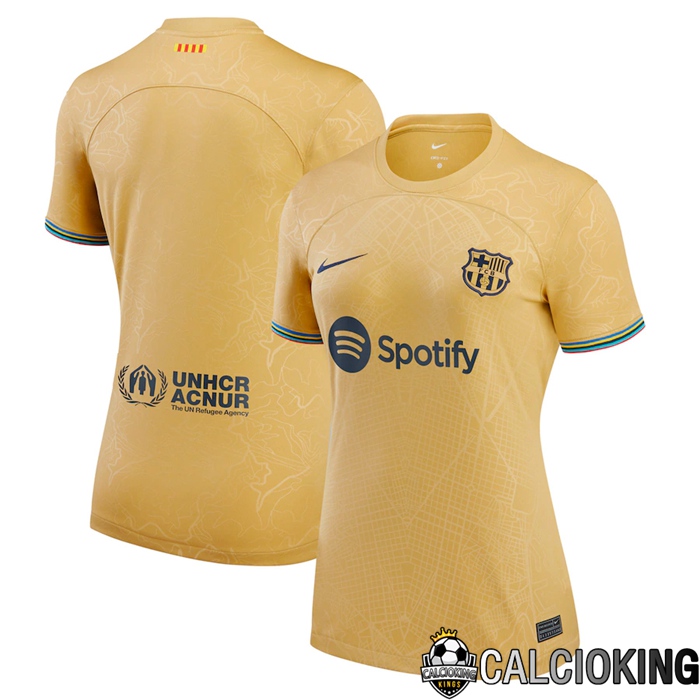 Comprare Maglia Calcio 2024 2025 2026 Personalizzazione,Tuta Da Calcio,Maglie De Calcio Retro Online | Maglia Calcio FC Barcellona Donna Seconda 2022/2023