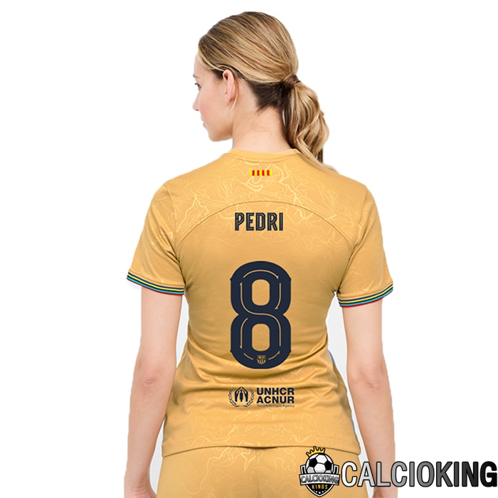 Comprare Maglia Calcio 2024 2025 2026 Personalizzazione,Tuta Da Calcio,Maglie De Calcio Retro Online | Maglia Calcio FC Barcellona (Pedri 8) Donna Seconda 2022/2023