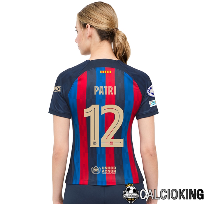 Comprare Maglia Calcio 2024 2025 2026 Personalizzazione,Tuta Da Calcio,Maglie De Calcio Retro Online | Maglia Calcio FC Barcellona (Patri 12) Donna Prima 2022/2023