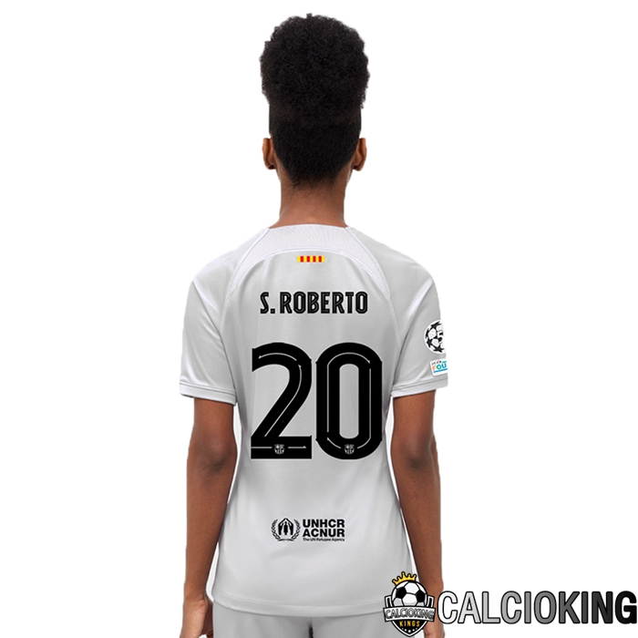 Comprare Maglia Calcio 2024 2025 2026 Personalizzazione,Tuta Da Calcio,Maglie De Calcio Retro Online | Maglia Calcio FC Barcellona (S.Roberto 20) Donna Terza 2022/2023