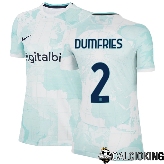 Comprare Maglia Calcio 2024 2025 2026 Personalizzazione,Tuta Da Calcio,Maglie De Calcio Retro Online | Maglia Calcio Inter Milan (Dumfries 2) Donna Seconda 2022/2023