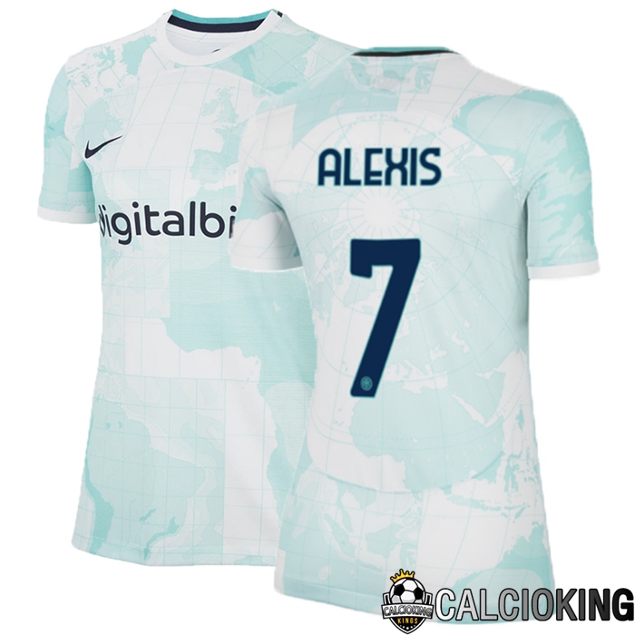 Comprare Maglia Calcio 2024 2025 2026 Personalizzazione,Tuta Da Calcio,Maglie De Calcio Retro Online | Maglia Calcio Inter Milan (Alexis 7) Donna Seconda 2022/2023