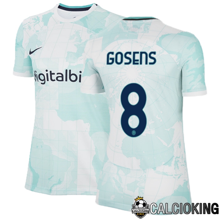 Comprare Maglia Calcio 2024 2025 2026 Personalizzazione,Tuta Da Calcio,Maglie De Calcio Retro Online | Maglia Calcio Inter Milan (Gosens 8) Donna Seconda 2022/2023