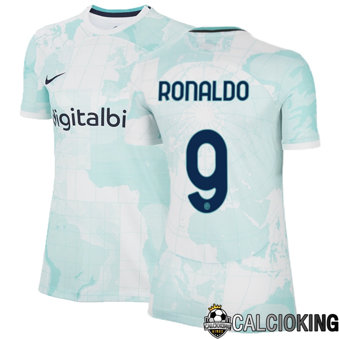 Comprare Maglia Calcio 2024 2025 2026 Personalizzazione,Tuta Da Calcio,Maglie De Calcio Retro Online | Maglia Calcio Inter Milan (Ronaldo 9) Donna Seconda 2022/2023