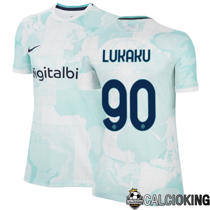 Comprare Maglia Calcio 2024 2025 2026 Personalizzazione,Tuta Da Calcio,Maglie De Calcio Retro Online | Maglia Calcio Inter Milan (Lukaku 90) Donna Seconda 2022/2023