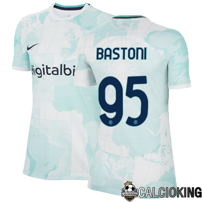 Comprare Maglia Calcio 2024 2025 2026 Personalizzazione,Tuta Da Calcio,Maglie De Calcio Retro Online | Maglia Calcio Inter Milan (Bastoni 95) Donna Seconda 2022/2023