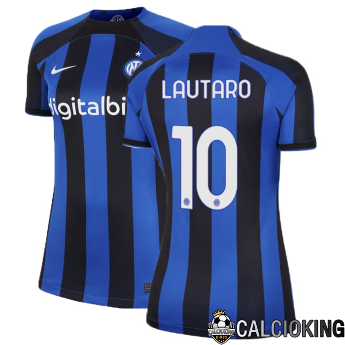 Comprare Maglia Calcio 2024 2025 2026 Personalizzazione,Tuta Da Calcio,Maglie De Calcio Retro Online | Maglia Calcio Inter Milan (Lautaro 10) Donna Prima 2022/2023