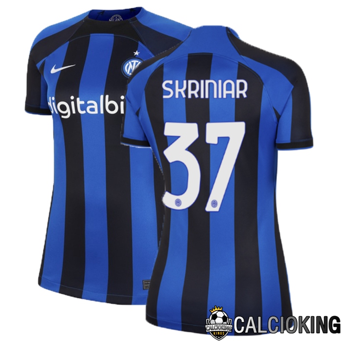 Comprare Maglia Calcio 2024 2025 2026 Personalizzazione,Tuta Da Calcio,Maglie De Calcio Retro Online | Maglia Calcio Inter Milan (Skriniar 37) Donna Prima 2022/2023