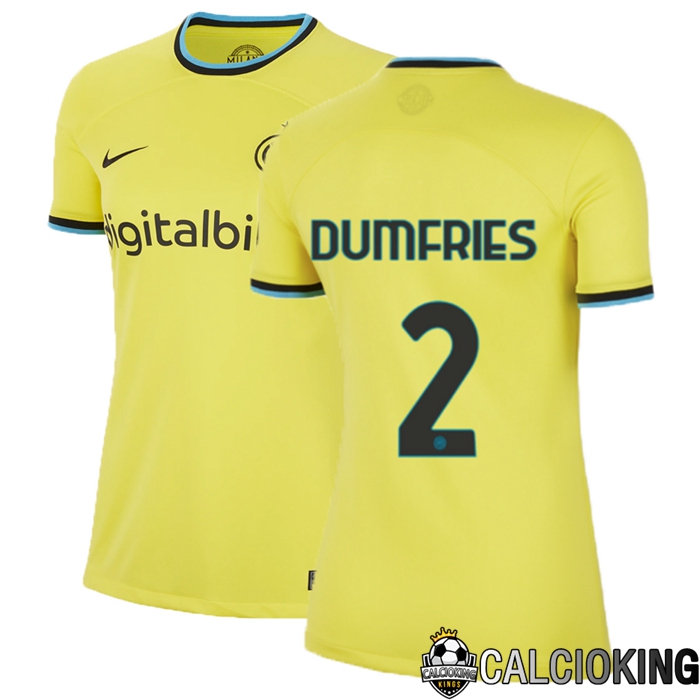 Comprare Maglia Calcio 2024 2025 2026 Personalizzazione,Tuta Da Calcio,Maglie De Calcio Retro Online | Maglia Calcio Inter Milan (Dumfries 2) Donna Terza 2022/2023