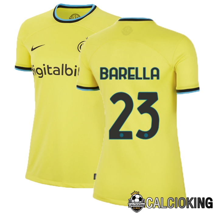 Comprare Maglia Calcio 2024 2025 2026 Personalizzazione,Tuta Da Calcio,Maglie De Calcio Retro Online | Maglia Calcio Inter Milan (Barella 23) Donna Terza 2022/2023