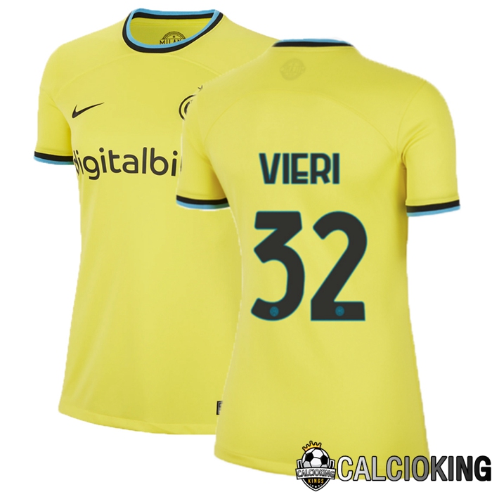 Comprare Maglia Calcio 2024 2025 2026 Personalizzazione,Tuta Da Calcio,Maglie De Calcio Retro Online | Maglia Calcio Inter Milan (Vieri 32) Donna Terza 2022/2023