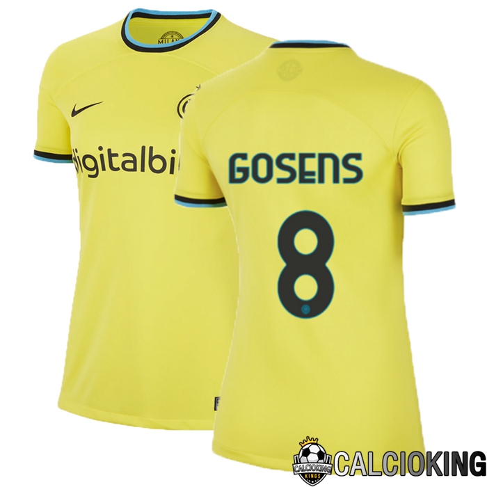 Comprare Maglia Calcio 2024 2025 2026 Personalizzazione,Tuta Da Calcio,Maglie De Calcio Retro Online | Maglia Calcio Inter Milan (Gosens 8) Donna Terza 2022/2023