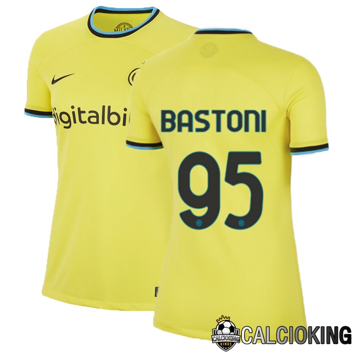 Comprare Maglia Calcio 2024 2025 2026 Personalizzazione,Tuta Da Calcio,Maglie De Calcio Retro Online | Maglia Calcio Inter Milan (Bastoni 95) Donna Terza 2022/2023