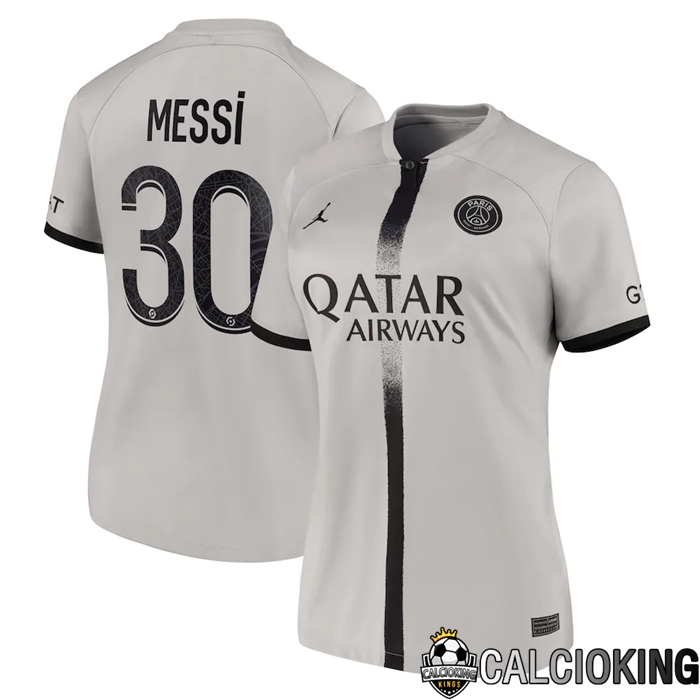 Comprare Maglia Calcio 2024 2025 2026 Personalizzazione,Tuta Da Calcio,Maglie De Calcio Retro Online | Maglia Calcio Paris Saint Germain (Messi 30) Donna Seconda 2022/2023